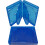 BluRay Disc Case 21mm Holds Six Discs with Clear Artwork Sleeve Blue Replacement DVD Case 1