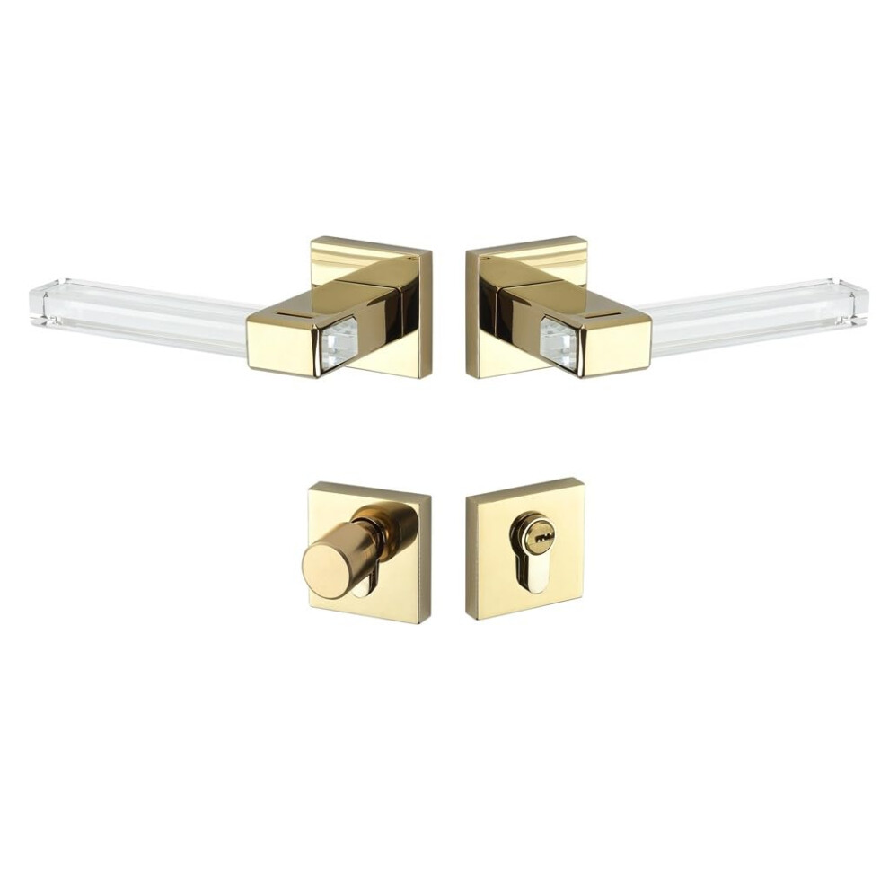 Interior Door Lock With Key Silent Copper Core For Bedroom And Home Security 14.7Cm 9092120703955