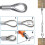 Kit de cable de acero inoxidable 304, resistente a los rayos UV 6