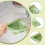 Kitchen Sink Strainer Basket, Triangular Space Saving Sink Corner Organizer with Easy Clean Handle, Green 5