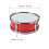 11 Inch Red Snare Drum Kit for Beginners with Drumsticks and Adjustable Shoulder Strap 3