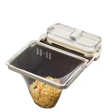 Sink Strainer Set with Foldable Corner Basket, 100 Disposable Mesh Bags, Clog Kitchen Drain Protection