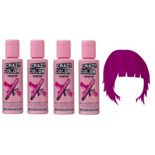 Crazy Color Hair Dye 100ml - Pinkissimo x4
