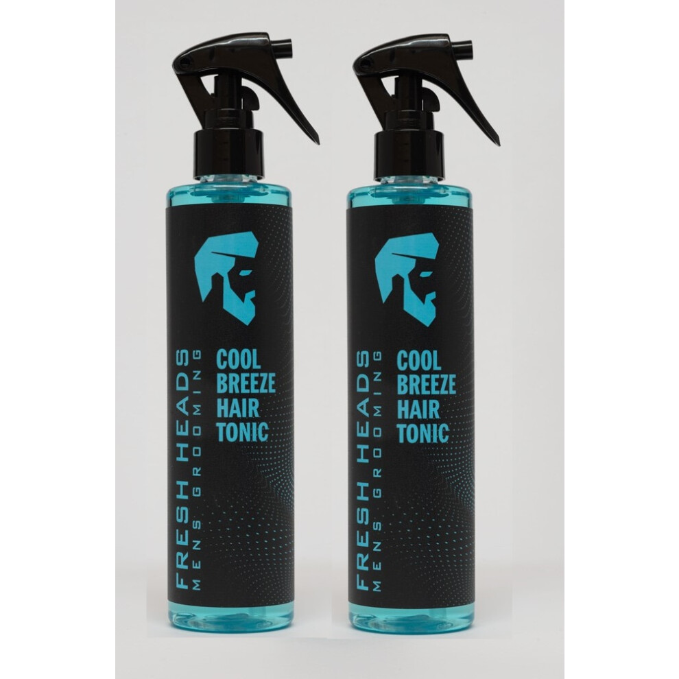 Fresh Heads Cool Breeze Hair Tonic 250Ml X2