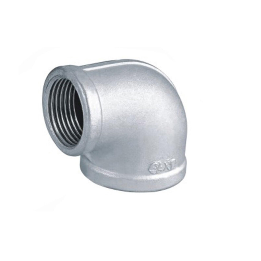 304 Stainless Steel Threaded Reducing Elbow Pipe Fitting, 1.5 To 4 Inch Leakproof Connector 9092120715385