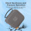 Portable PU Drone Carrying Case for NEO, Hard Shell Grey Storage Bag 5