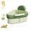 Hands Sink Strainer Basket with Suction Cup Kitchen Organizer, Green Mesh, SpaceSaving Design 1