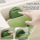 Hands Sink Strainer Basket with Suction Cup Kitchen Organizer, Green Mesh, SpaceSaving Design 3