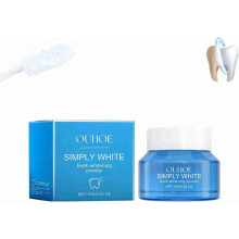 Teeth Whitening Powder Natural Teeth Whitener Fast Stain Removal Mint Flavor Enamel Safe 16oz