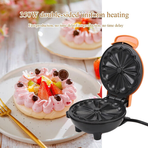 Mini appareil à gâteaux 350 W ABS compact, à double face 2