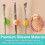 40Pack Silicone Thumb Wall Hooks, SelfAdhesive Cable Organizer Clips for Desk, Keys and Cords 3