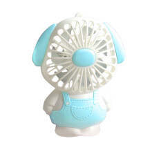 Mini ventilador de mesa USB com 2 velocidades e base antiderrapante.
