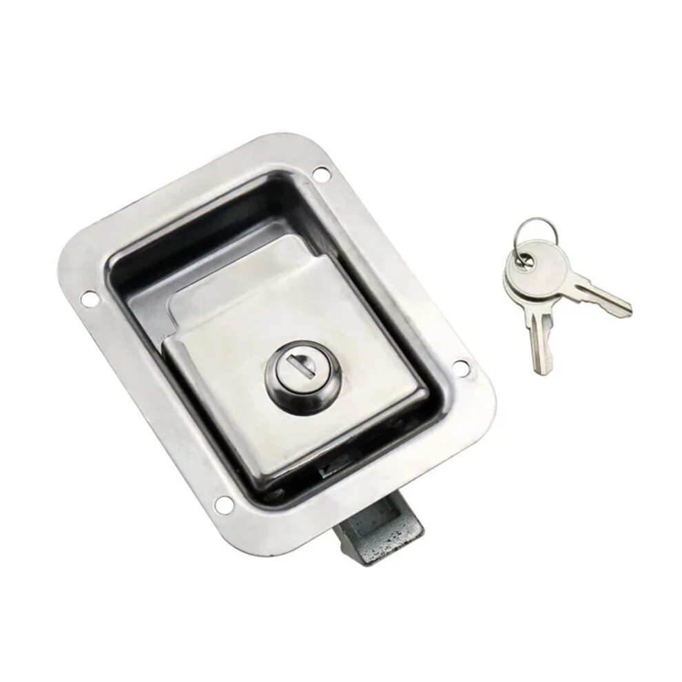 304 Stainless Steel Recessed Door Lock For Vehicle Toolboxes Cabinets Panels Corrosionresistant 9455672217583
