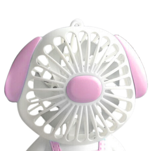 Mini ventilador de mesa USB com 2 velocidades e base antiderrapante. 1