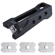 Woodworking Hand Planer Aluminum Alloy Block Plane with Ergonomic Grip for Precision Smoothing