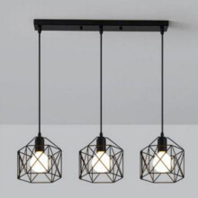 Lampă suspendată modernă din fier forjat – Minimalist Industrial