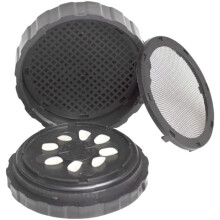 Dental Veneer Storage Box with Secure Fixation, Ultrathin Mesh, Reusable Denture Case for Travel