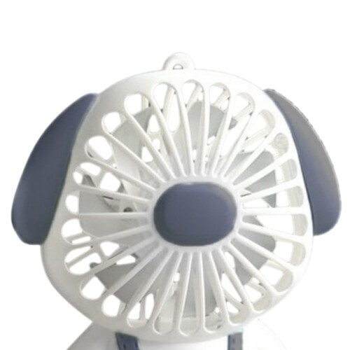 Mini ventilador de mesa USB com 2 velocidades e base antiderrapante. 1