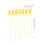 100pcs Tamper Evident Zip Ties Self Locking Security Seals for  Containers Luggage 3