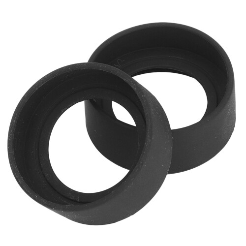 2PCS Microscope Eyepiece Eyecups, Foldable Flat Angle Rubber Eyeshields for 4042mm Stereo Microscopes 1