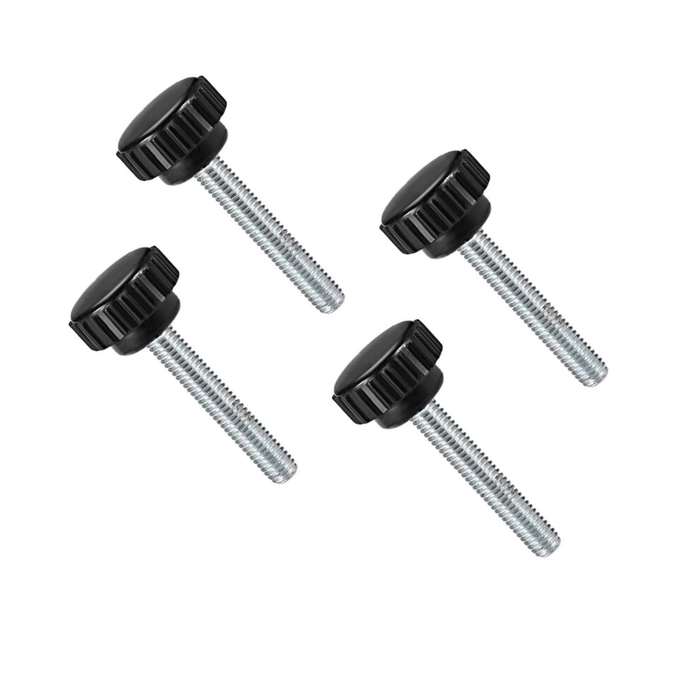 M6 X 40Mm Knurled Thumb Screw Clamping Knob For Drill Press Lathe Saw Jigs, 4Pcs 9092120714937