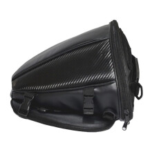 Waterproof Motorcycle Saddle Bag with Large Capacity Storage, Rear Luggage for Motorbike and Scooter