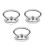 3Pcs Stainless Steel Pot Lid Handle Universal Knob Replacement for Cookware, RustResistant 1
