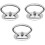3Pcs Stainless Steel Pot Lid Handle Universal Knob Replacement for Cookware, RustResistant 3