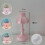 Bedroom Reading Light Featuring Adjustable Light Sources Retro Style Table Lamp With Cute Decorative Appearance And Portable Functionality Versatile 2