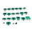 22pcs Green LED BDM Frame Probe Adapters for Chip Tuning Replacement 1