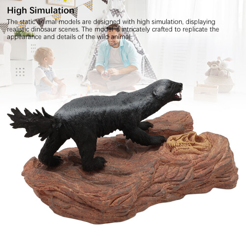 Dinosaur Landscape Model Toy Plastic Figure Set with Platform 2