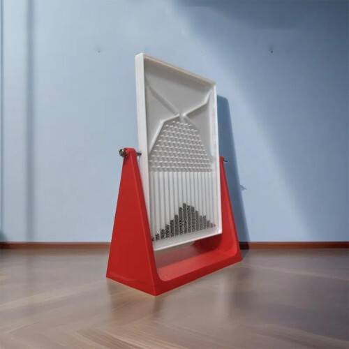 Galton Board Acrylic Tabletop Probability Distribution Board for Physics and Statistics Teaching Red 1