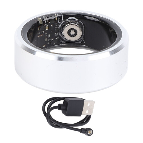 Smart Ring Gesundheits-Tracker 18mAh IP68 Größe 8 Silber 2