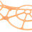 2 piezas de protector de hélice de plástico para NEO naranja 8