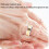 Smart Ring Gesundheits-Tracker 18mAh IP68 Gold Größe 11 7