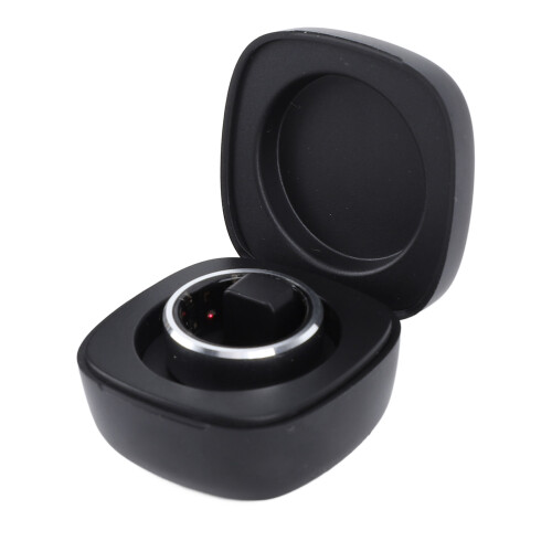 Typ 12 Silberner Smart Health Ring Größe 12 18mAh
