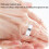 Typ 12 Silberner Smart Health Ring Größe 12 18mAh 2
