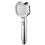 Pressure Adjustable Shower Head with Hose, 3 Spray Modes, Water Saving, RustResistant Silver 1