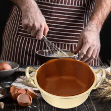 Mata do pieczenia z ceraty nieprzywierającej, wielokrotnego użytku, pomarańczowa, odporna na olej, wygodna w dotyku