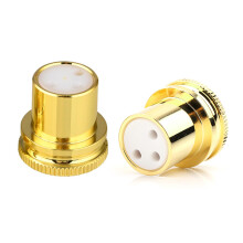 2PCS XLR Noise Stopper Caps with Shielded Connector Covers for Audio Equipment Signal Stability