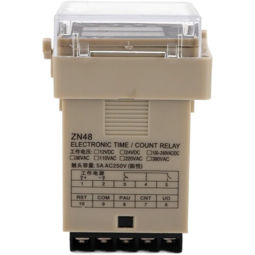 Digital Timer Switch Dual Display Programmable Time Relay with Power Failure Memory for Lighting 1