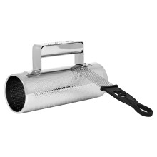 Metal Guiro Shaker with Scraper 2in1 Latin Percussion Instrument for Professional Band Play