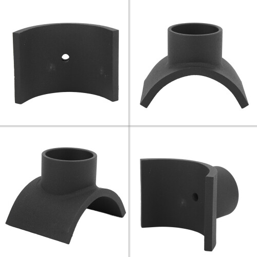 Heavy Duty Bottle Jack Adapter Saddle for 4in Axles, Black 2