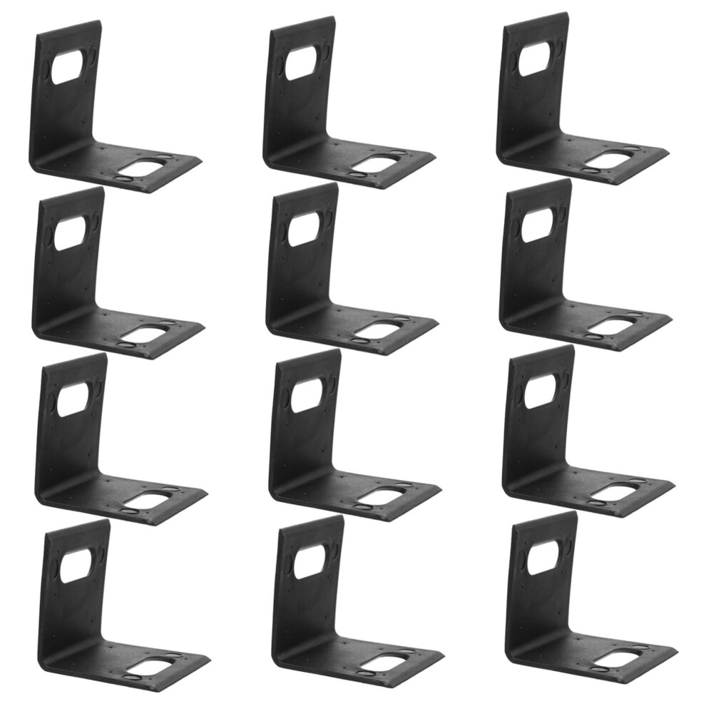 100Pcs Black Plastic Strapping Clips Secure Grip For Cargo Boxes And Packaging 9174973810384