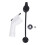 EV Charger Adapter 32A Level 2 IP54 White, High Performance Connector 2