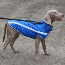 Warmer winddichte reflektierende Hundeweste für XL-6XL Welpen, Blau, Gelb, Rot