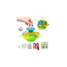Marble Balancing Game with 60 Glass Marbles for Fine Motor Skills and Fun Family Play