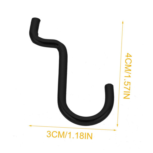 24 Pack Heavy Duty Black Pegboard Hooks for Garage Organization and Easy Tool Access 1