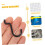 24 Pack Heavy Duty Black Pegboard Hooks for Garage Organization and Easy Tool Access 3