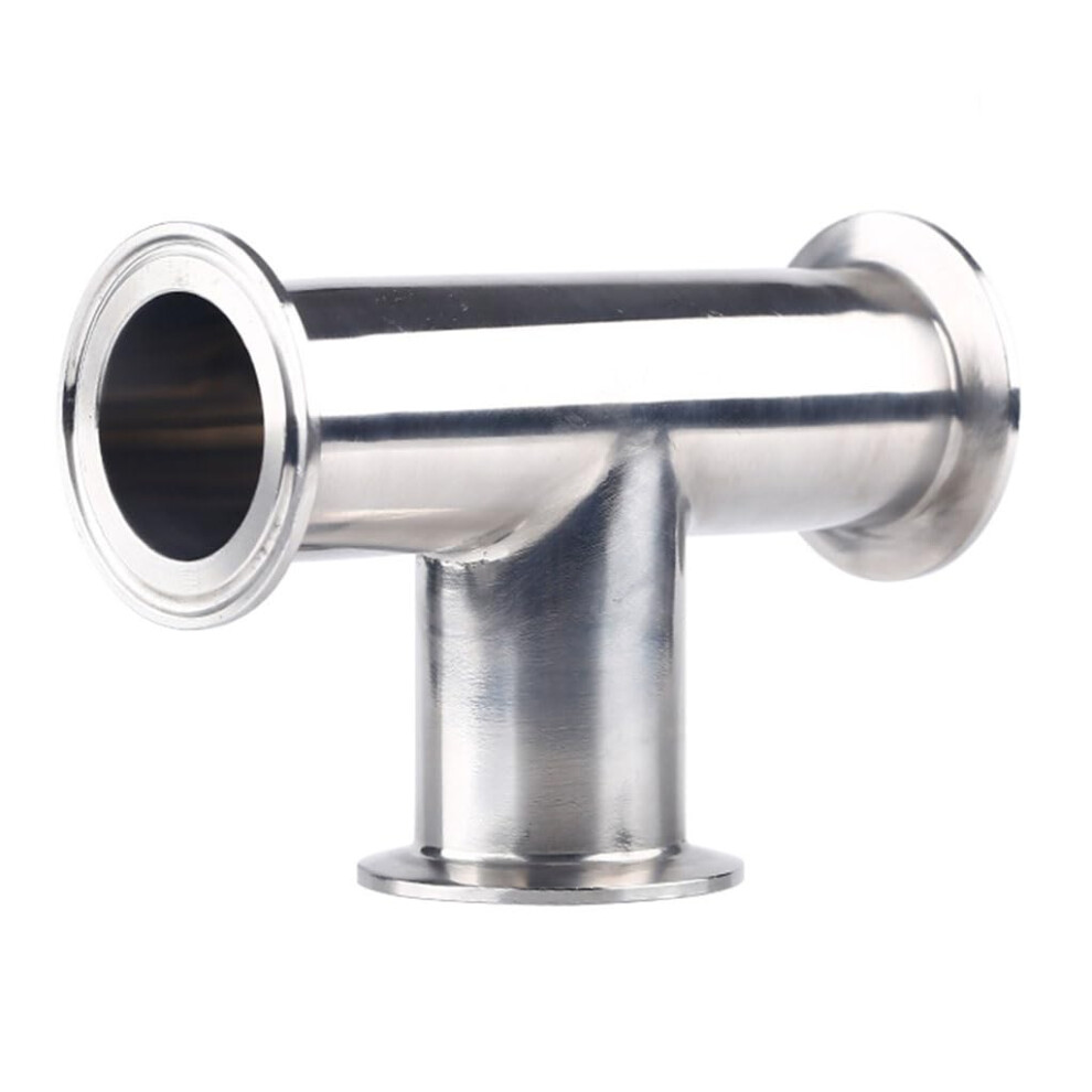 304 Stainless Steel Tri Clamp 3 Way Tee Sanitary Ferrule Fitting Polished For Brewing 89Mm 9455672227940